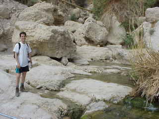 Adam at Shulamit Falls