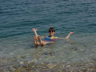 Monica in Dead Sea